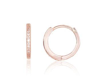 Silver hoop earrings 