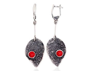 Silver earrings 