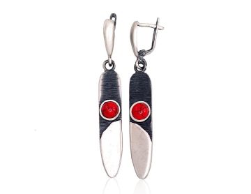 Silver earrings 