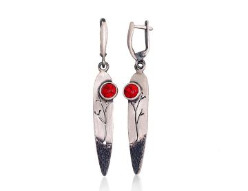Silver earrings 