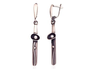 Silver earrings 