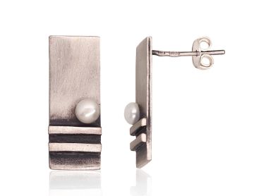 Silver earrings 