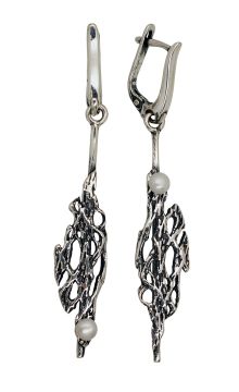 Silver earrings 
