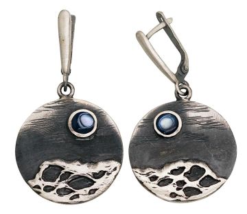Silver earrings 
