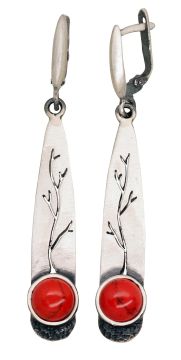 Silver earrings 