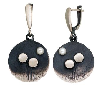 Silver earrings 