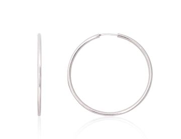 Silver earrings-rings 