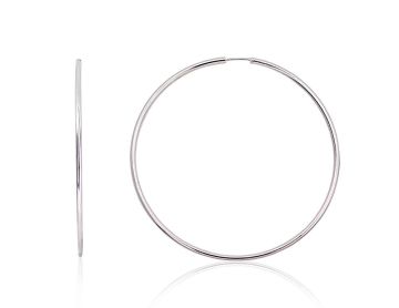 Silver earrings-rings 