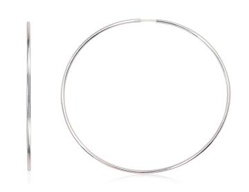 Silver earrings-rings 