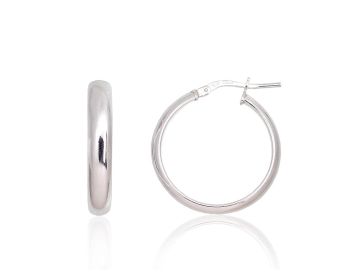 Silver earrings-rings 