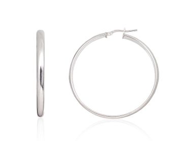 Silver earrings-rings 