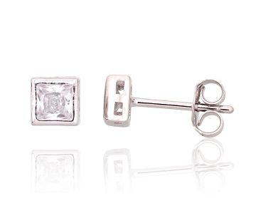 Silberne Ohrstecker 