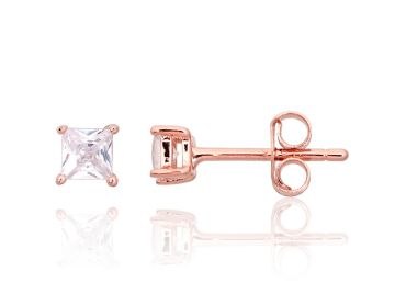 Silver stud earrings 
