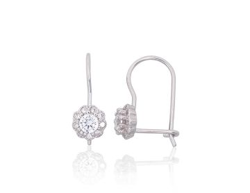 Silver hook earrings 