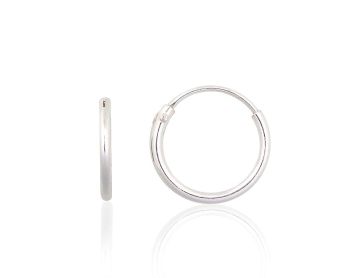 Silver earrings-rings 