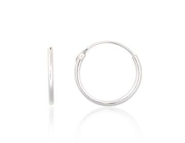 Silver earrings-rings 