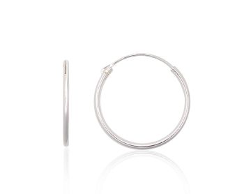 Silver earrings-rings 