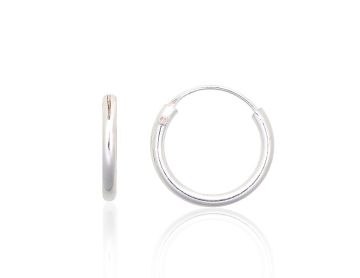 Silver earrings-rings 