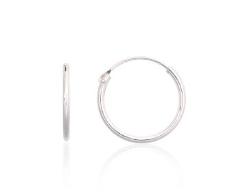 Silver earrings-rings 