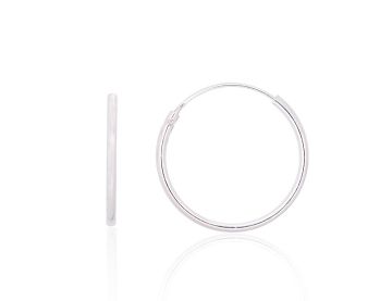 Silver earrings-rings 