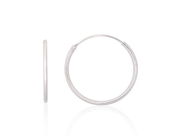 Silver earrings-rings 