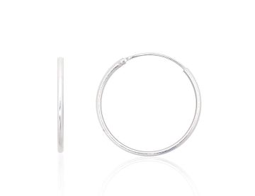 Silver earrings-rings 