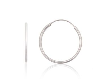 Silver earrings-rings 