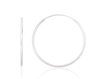 Silver earrings-rings 