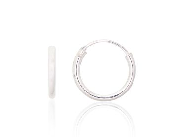 Silver earrings-rings 