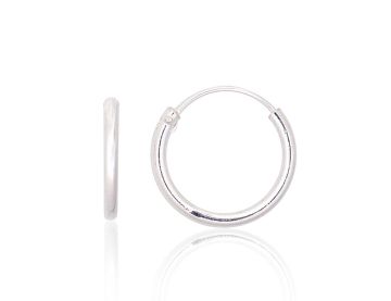 Silver earrings-rings 