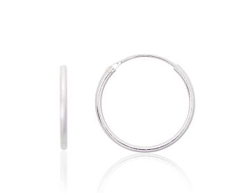 Silver earrings-rings 