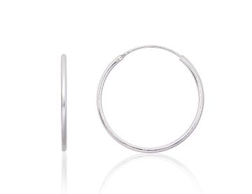 Silver earrings-rings 