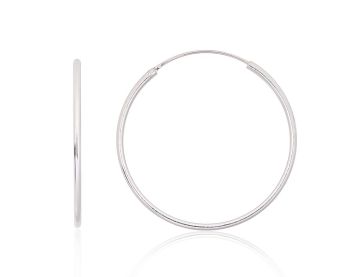 Silver earrings-rings 