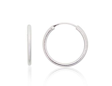 Silver earrings-rings 
