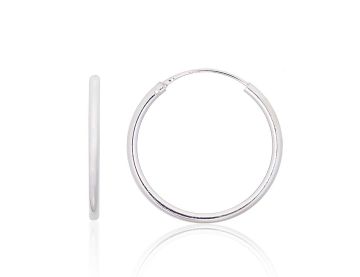 Silver earrings-rings 