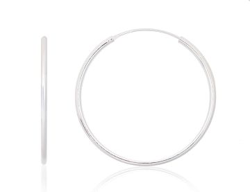 Silver earrings-rings 