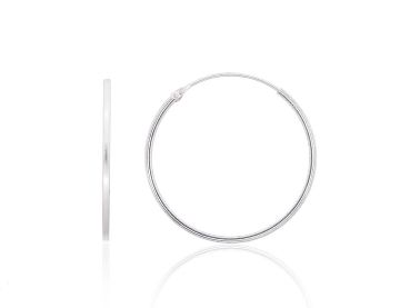 Silver earrings-rings 