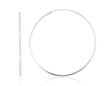 Silver earrings-rings 