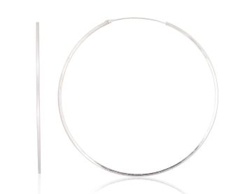 Silver earrings-rings 