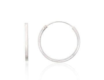 Silver earrings-rings 
