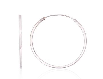 Silver earrings-rings 