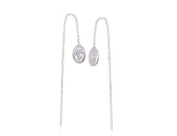 Silver earrings 