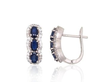 Silver earrings 