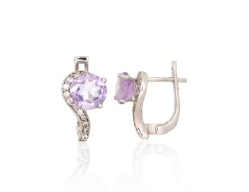 Silver earrings 