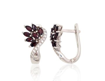 Silver earrings 