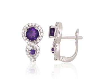 Silver earrings 