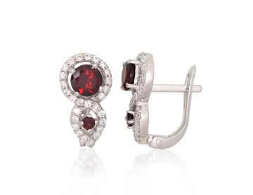 Silver earrings 