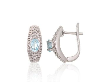 Silver earrings 
