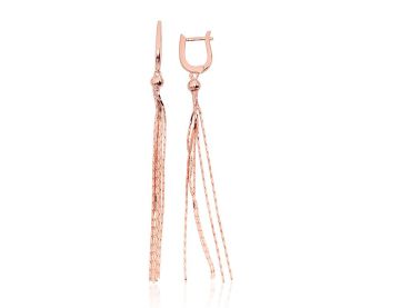 Silver earrings with 'english' lock 