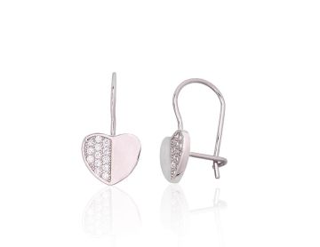 Silver hook earrings 